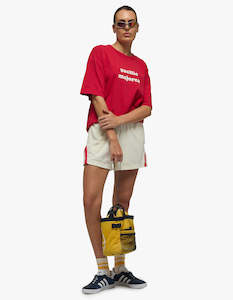 Araminta James: Pacific Majorca Oversized Tee - Washed Cherry Pie