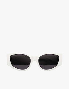 Balenciaga Eyewear: BB0258S Sunglasses - White