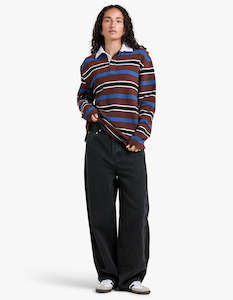 Kylo Jersey - Plum/Indigo Stripe