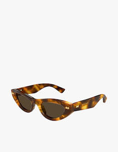 Bottega Veneta Eyewear: BV1350S Sunglasses - Havana
