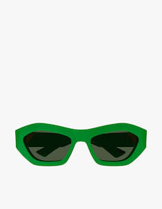 Bottega Veneta Eyewear: BV1221S Sunglasses - Green