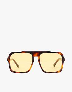 Frame 4 Sunglasses - Havana Dark Brown