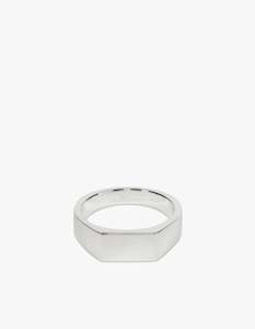 Type 003 Rectangle Signet Ring - 925 Sterling Silver