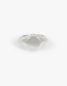 Cameron Studio: Oval Signet Ring - Sterling Silver