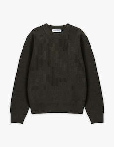 Drake Street: Elroy Crew Knit - Forrest Green