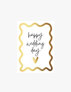 Elm Paper: Wavy Wedding Day - White