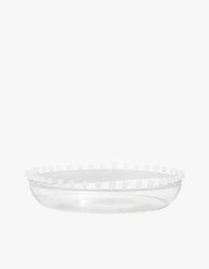 Pearl Platter - Clear/White