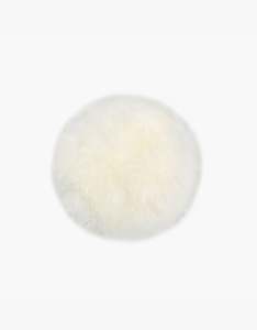 Fibre: Longwool Sheepskin Seat Plate - Ivory