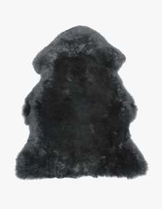 Sheepskin Single Rug - Steel