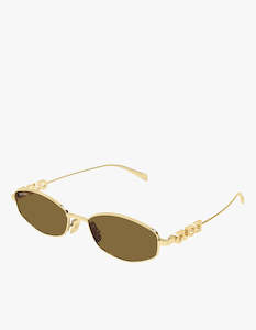 Gucci Eyewear: GG1802S Sunglasses - Gold