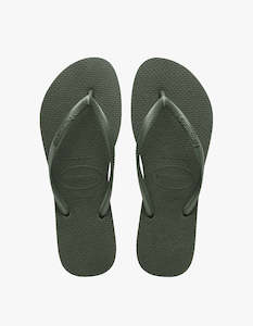 Havaianas: Slim Jandals - Green Olive