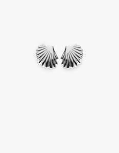 La Tribe: Clam Earring - Silver