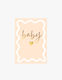 Wavy Baby Card - Sand