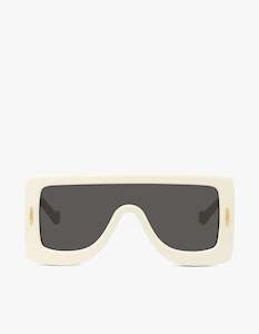 Loewe: LW40104I Sunglasses - 25A Ivory/Smoke