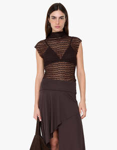 Emaretta Top - Dark Chocolate