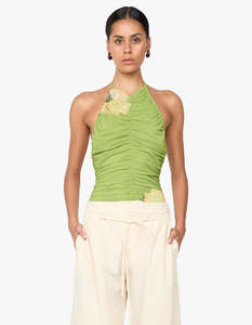 Bec And Bridge: Citrina Halter Top - Aniya Floral