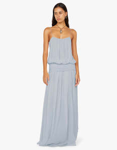 Bec And Bridge: Camille Blouson Dress - Cloud Blue