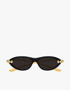 Bottega Veneta Eyewear: BV1390S Sunglasses - Black