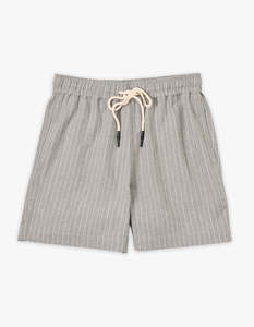 Drake Street: Geary Short - Stone Stripe