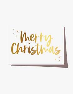 Elm Paper: Merry Christmas - Gold