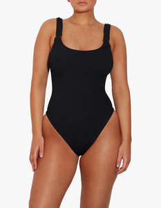 Hunza G: Domino Swimsuit - Black
