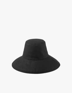 Lack Of Color: Holiday Bucket Hat - Black Canvas