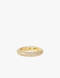 Pave Amalfi Ring - Gold