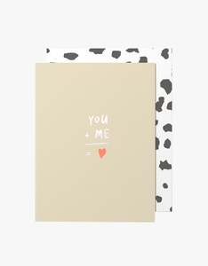 Made Paper: You + Me Card