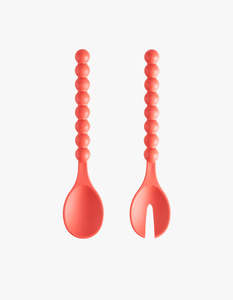 Cloud Serving Spoons - Coral