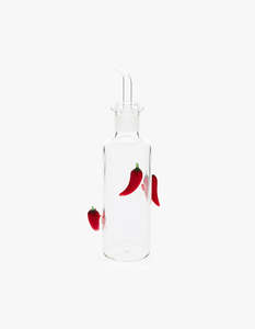 Maison Balzac: The Chilli Bottle - Clear/Red