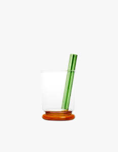 Bloody Mary Cocktail Glass - Clear/Amber/Green