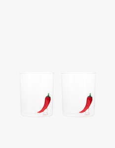 2 Chilli Gobelets - Clear/Red