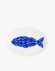 Maison Balzac: Le Merou Serving Platter - Blue