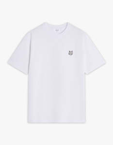 Maison Kitsune: Fox Head Comfort T Shirt - White