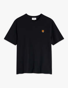 Maison Kitsune: Fox Head Regular T Shirt - Black