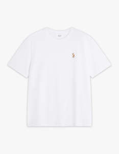 Standing Fox Comfort T Shirt - White
