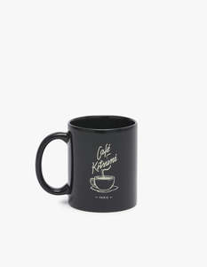 Maison Kitsune: Cafe Kitsune Coffee Cup Mug - Black