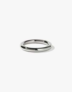 Meadowlark: 3mm Halo Band - Sterling Silver