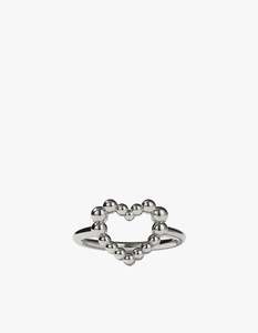Fizzy Heart Ring - Sterling Silver