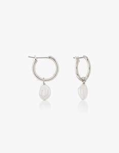 Saint Valentine: Mini Keshi Hoops - Silver