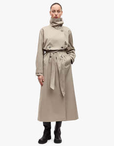 Samsoe Samsoe: Sahayes Coat 15775 - Aluminium