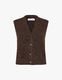 Sajeanne Vest 15426 - Black Coffee