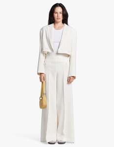 Amura Crop Blazer - Cream