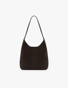 Womens: Mini Neve Suede Bag - Ganache