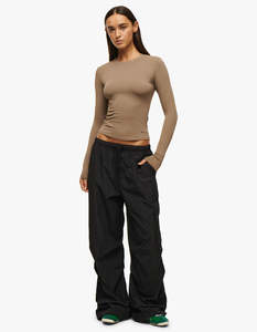 Sale: Foundation Long Sleeve Top - Fossil