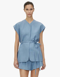 C M: Noguchi Vest - Royal Blue