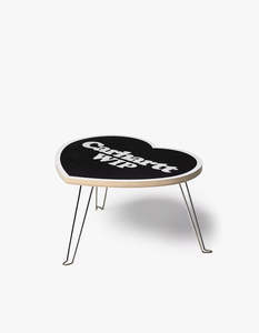 Heart Folding Table - Black/White