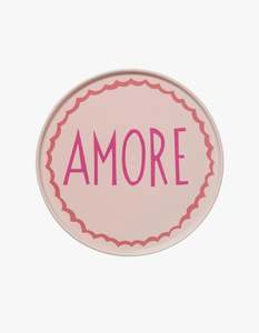 Amore Plate - Pink
