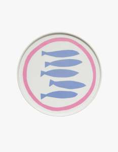Sardines Plate - White