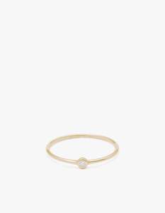 Petite Diamond Ring - 9K Gold